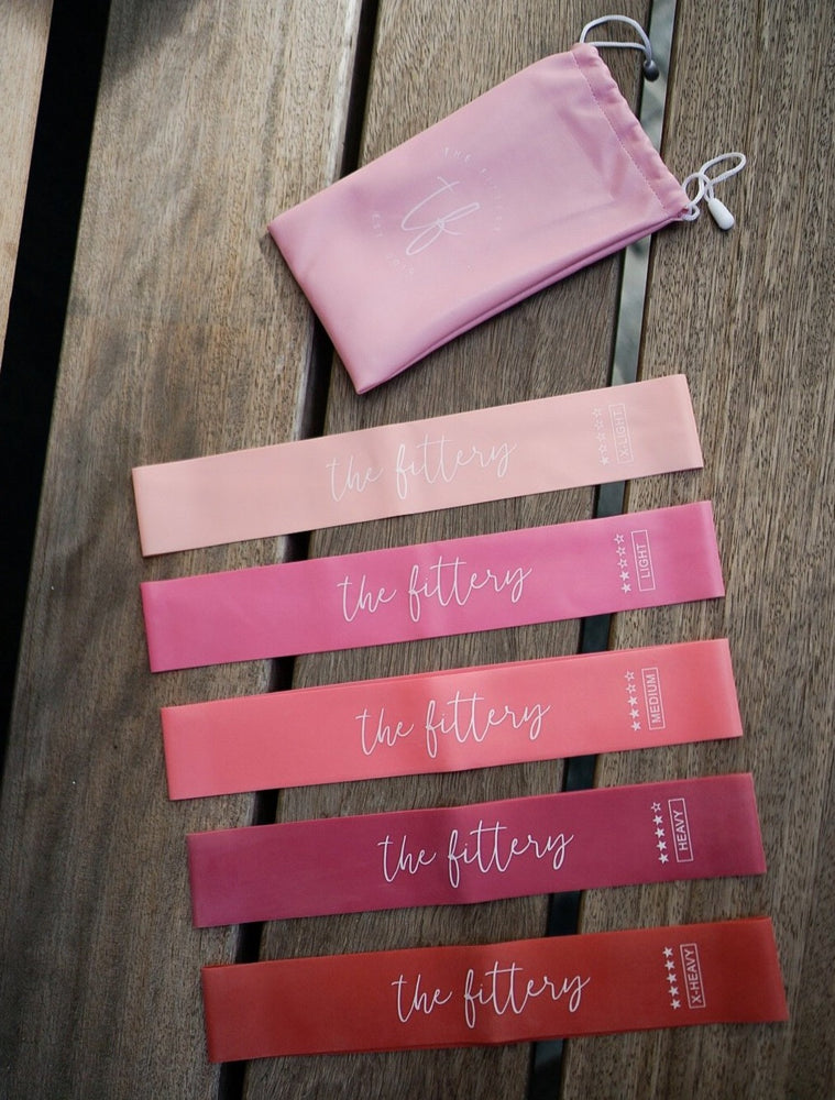 "Pink Blush" - Resistance Band Set - the fittery