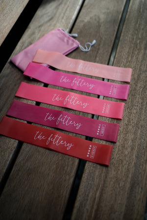 "Pink Blush" - Resistance Band Set - the fittery