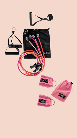 
            
                Load image into Gallery viewer, Tube Band + Ankle Straps pink - the fittery
            
        